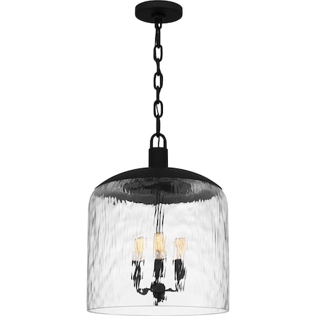 Quoizel Pendant Mid Pendant 3 Lights Matte Black QP6205MBK